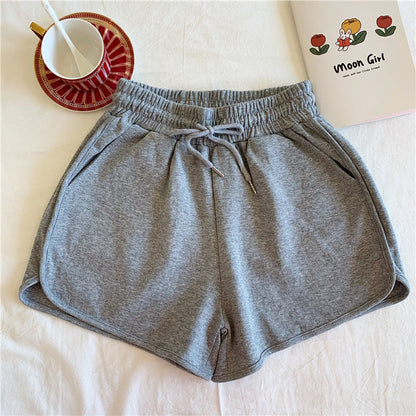 Calvin – Korte Sportshorts met Hoge Taille