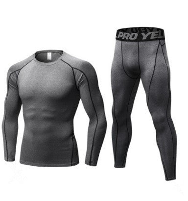 George – Heren Compressietrainingspak met Lange Mouwen en Leggings