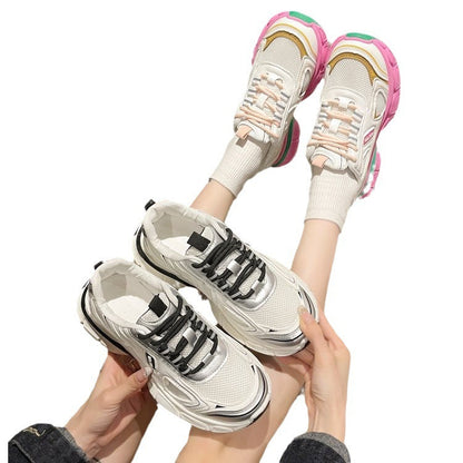 Lydia – Comfortabele Dames Sneakers met Mesh-Obervlak en Platform