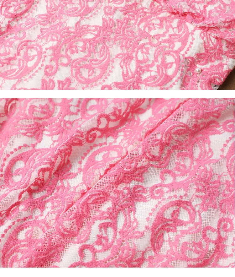 Tanya – Hoogwaardige Rok met Kant en Borduurwerk