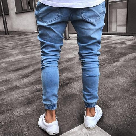 Colin – Stretchy Gescheurde Biker Jeans voor Heren