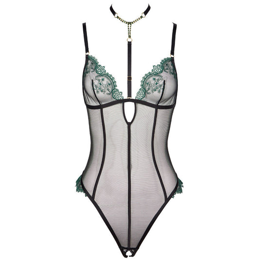 Danielle – Strakke Jumpsuit met Diepe V-Hals