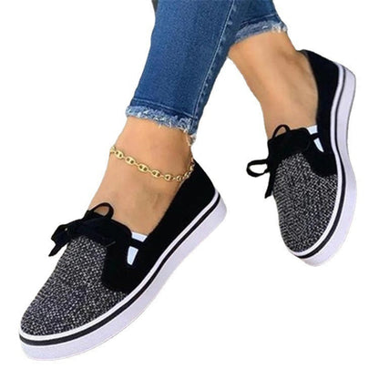 Jasmine – Canvas Dames Sneaker met Veters