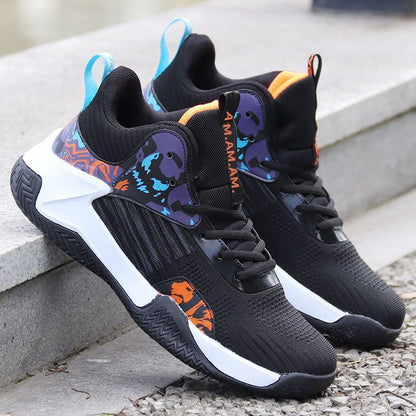 Charlie – Ademend Basketbalschoen voor Heren met Middelhoog Schacht en Antislip Zool