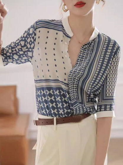 Imogen – Stijlvol Geruit Gestreept Dameshemd