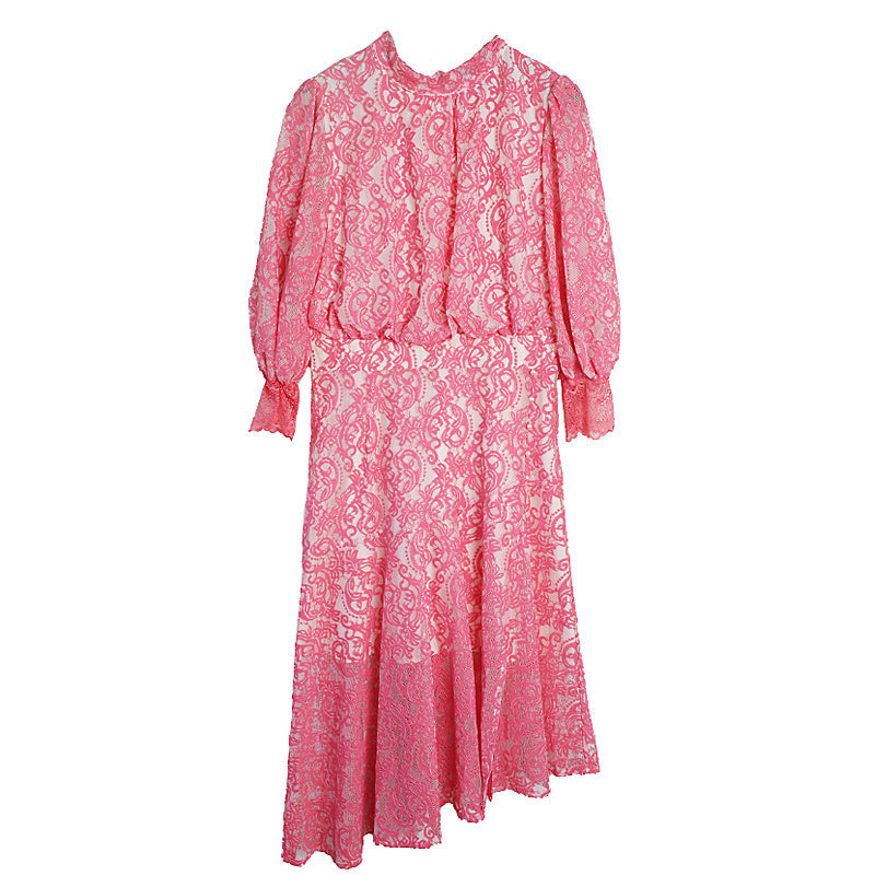 Tanya – Hoogwaardige Rok met Kant en Borduurwerk