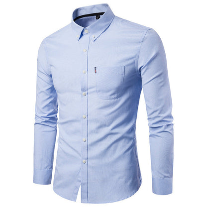 Adrian – Slim Fit Herenoverhemd met Lange Mouwen