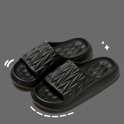 Sharon – Rutschvaste Zomerslippers met Bladstructuur