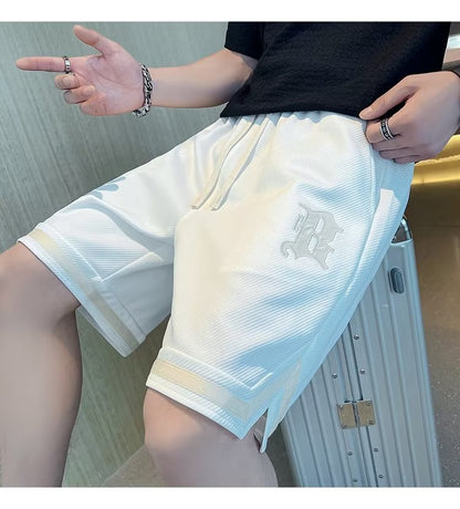 Keith – Sportieve Shorts met Wijde Pijpen en Koordsluiting