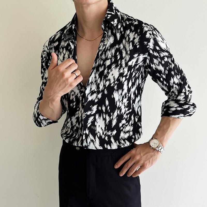 Kenny – Bedrukt Slim Fit Shirt voor Heren