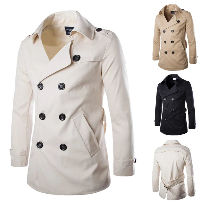 Joe – Klassieke Trenchcoat voor Heren
