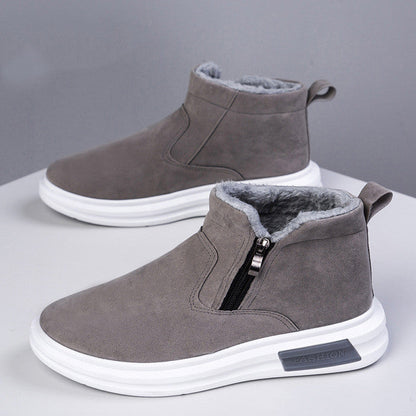Sean – Warme Herenschoenen met Fleece en Zijrits