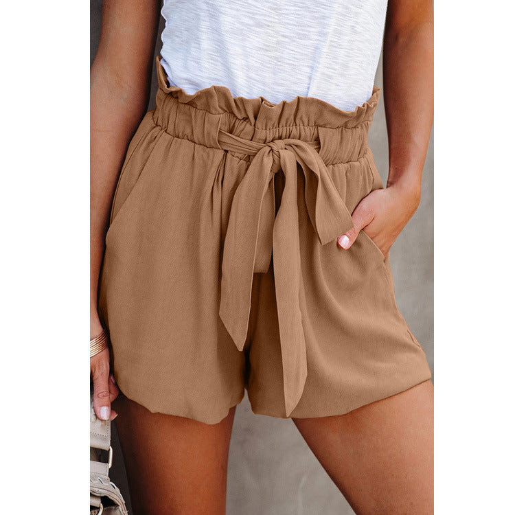 Sue – Casual Hooggetailleerde Shorts