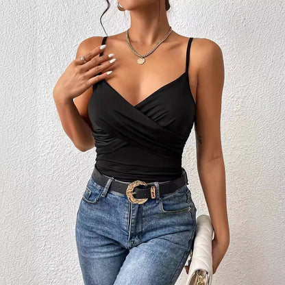 Abigail – Mouwloos Top met Schoudervrij Ontwerp voor Dames
