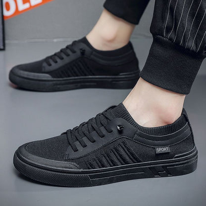 Hugh – Casual Vegan Leren Herensneakers