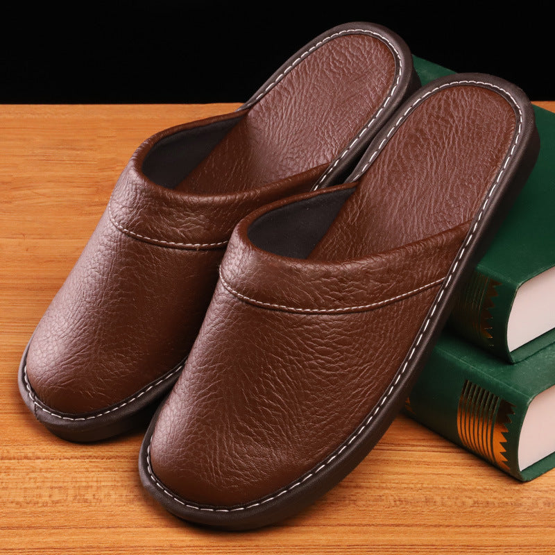 Dawn – Vegan Leren Slippers voor Elk Seizoen