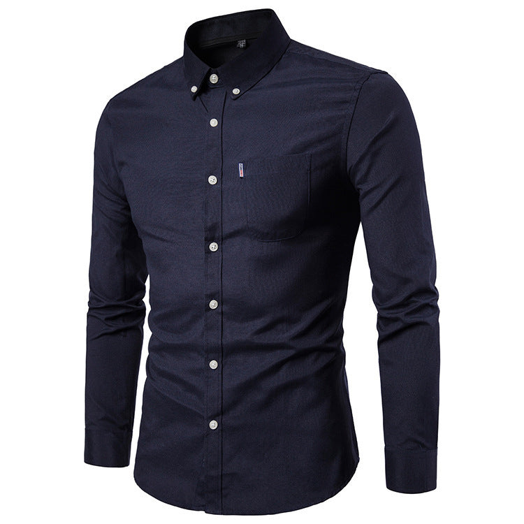Adrian – Slim Fit Herenoverhemd met Lange Mouwen