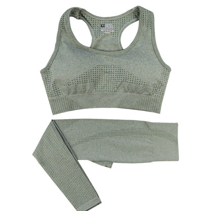 Amy – Naadloos Yoga-Set voor Vrouwen met Hoge Taille Leggings