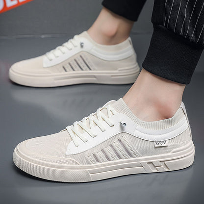Hugh – Casual Vegan Leren Herensneakers