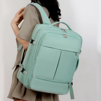 Hannah – Rugzak met grote capaciteit voor dames met meerdere zakken en ritsen