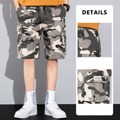 Graham – Luchtige Cargo-Shorts met Koord en Meerdere Zakjes