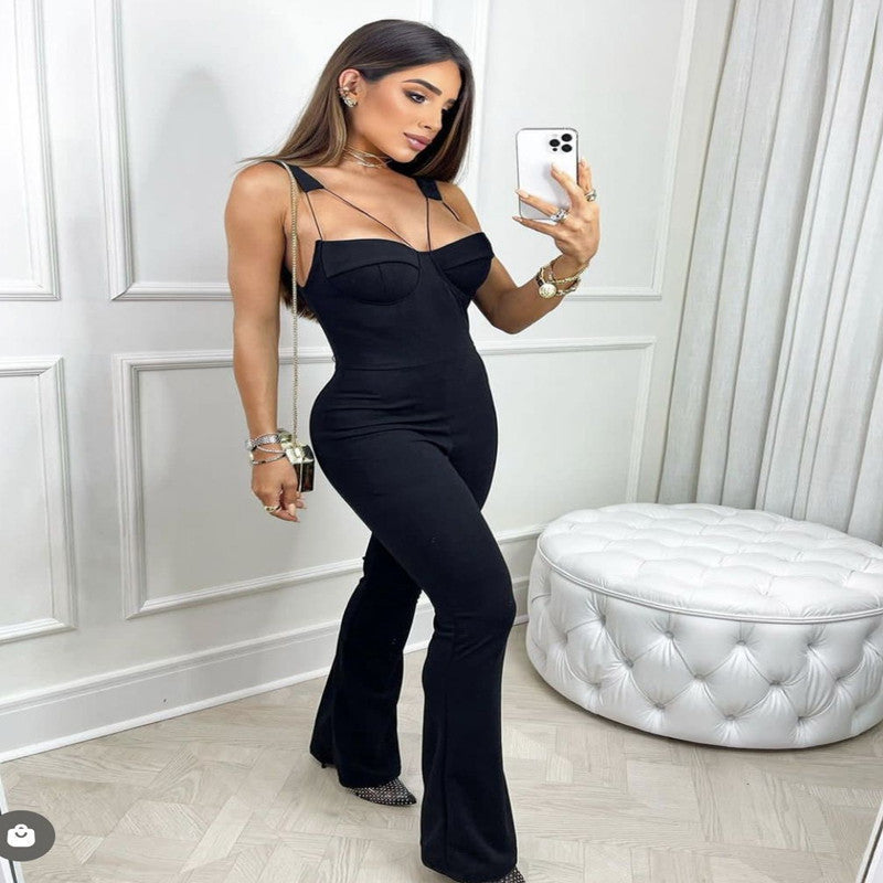 Shirley – Mouwloze Jumpsuit in Street-Style