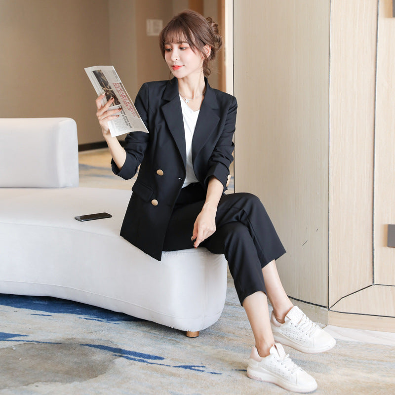 Kathleen – Elegante Dames Blazer Broekpak voor Lente en Herfst