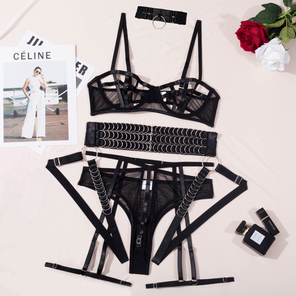 Brenda – Hohlgesnoerd Lingerieset met Borstondersteuning