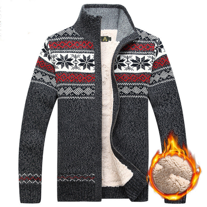 Phil – Warme Fluwelen Cardigan voor Mannen