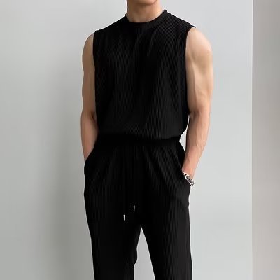 Adam – Sportief Heren-Tanktop-Set voor de Zomer