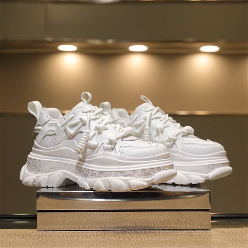 Brenda – Dames Fashion Freizeitsneaker met Plateausole uit Vegan Leer