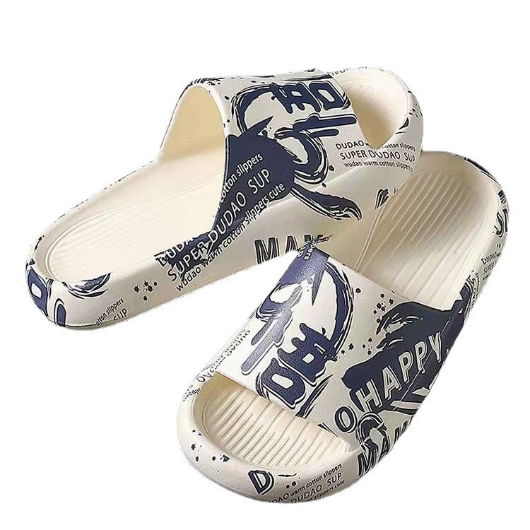 Dan – Dikke Heren Pantoffels met Uniek Ontwerp