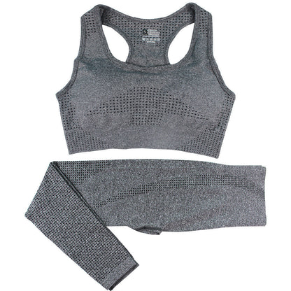 Amy – Naadloos Yoga-Set voor Vrouwen met Hoge Taille Leggings