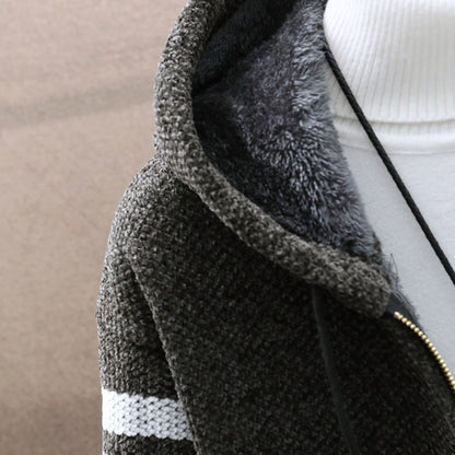 Martin – Kapuzen-Cardigan van Dikke Fluweel Plus Size