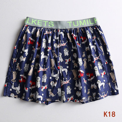 Allan – Bedrukte Herenboxershorts van Katoen
