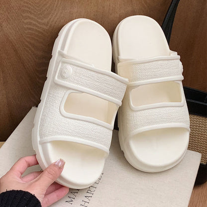 Gillian – Comfortabele Strand-Pantoffels met Dubbele Bandjes