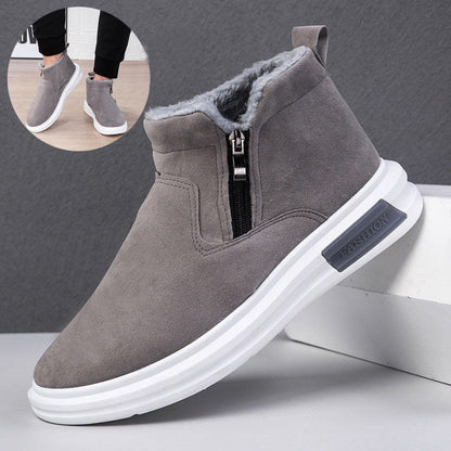 Sean – Warme Herenschoenen met Fleece en Zijrits