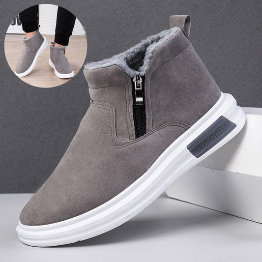 Sean – Warme Herenschoenen met Fleece en Zijrits