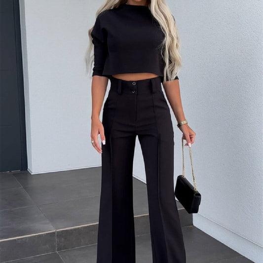 Patricia – Hoge Taille Wijde Broek