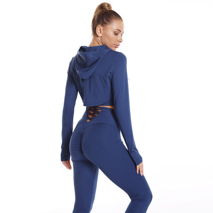Stephanie – 3-delig Sportpak met lange mouwen en capuchon