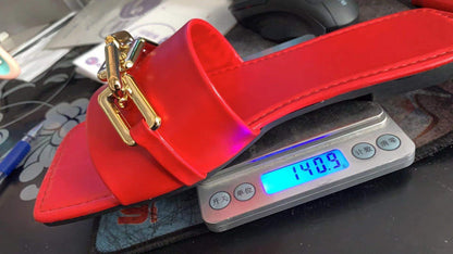 Sandra – Platte Sandalen met Ketenversiering