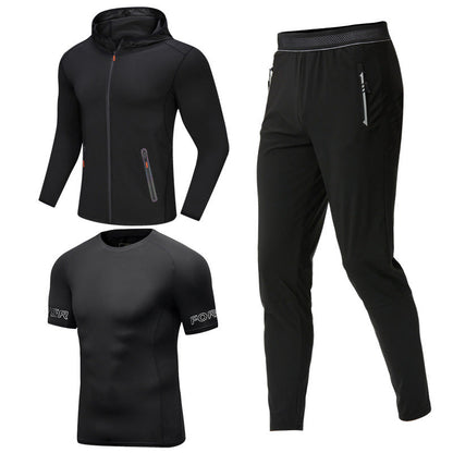 Christian – Sportkleding Fitness Driedelig Set