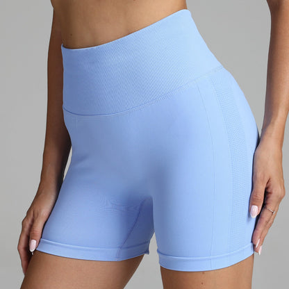Tara – Naadloze Yoga-Shorts voor Dames met Hoge Taille en Heupenstrakker Design
