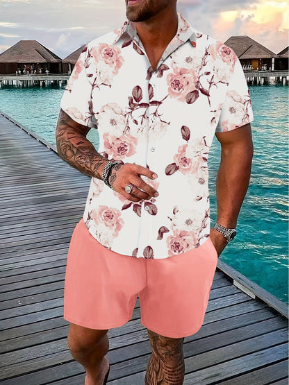 Norman – 3D-gedruckter Kurzarm-Shorts-Anzug