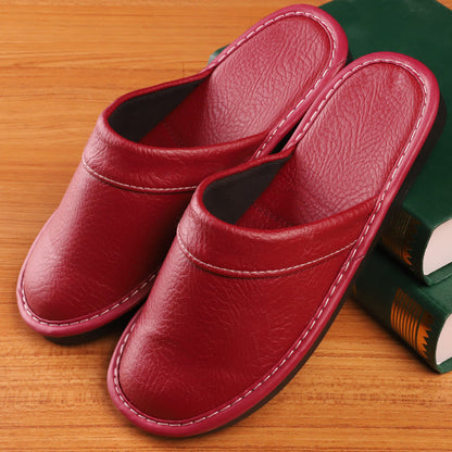 Dawn – Vegan Leren Slippers voor Elk Seizoen