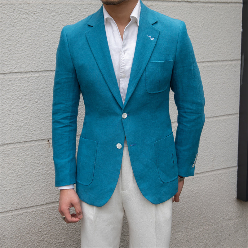 Matthew – Dunne Ademend Linnen Vrijetijdsjas