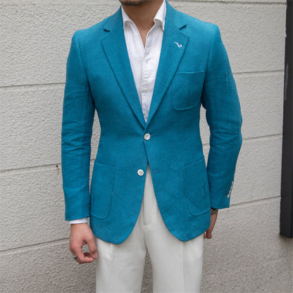 Matthew – Dunne Ademend Linnen Vrijetijdsjas