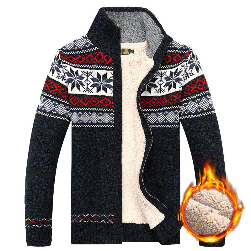 Phil – Warme Fluwelen Cardigan voor Mannen
