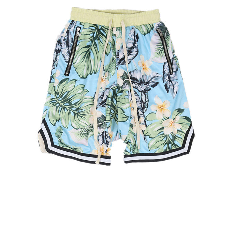 Nick – Hip Hop Heren Strandshorts in Hawaiiaanse Stijl
