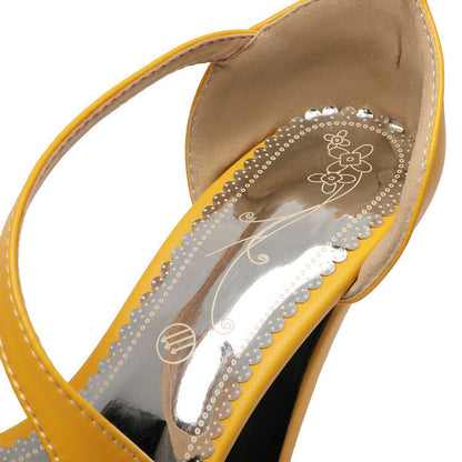 Jade – Romeinse Schoenen met Dikke Hak